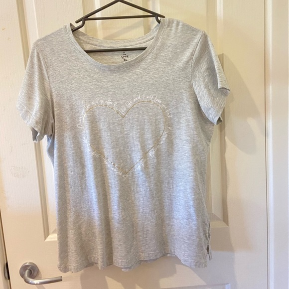 Target Tops - Target Women’s Heart T-shirt Size XL
